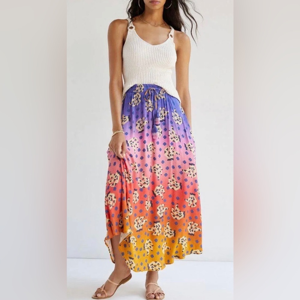 Anthropologie Farm Rio Vibrance Maxi Skirt | Color: Multiple | Size: S